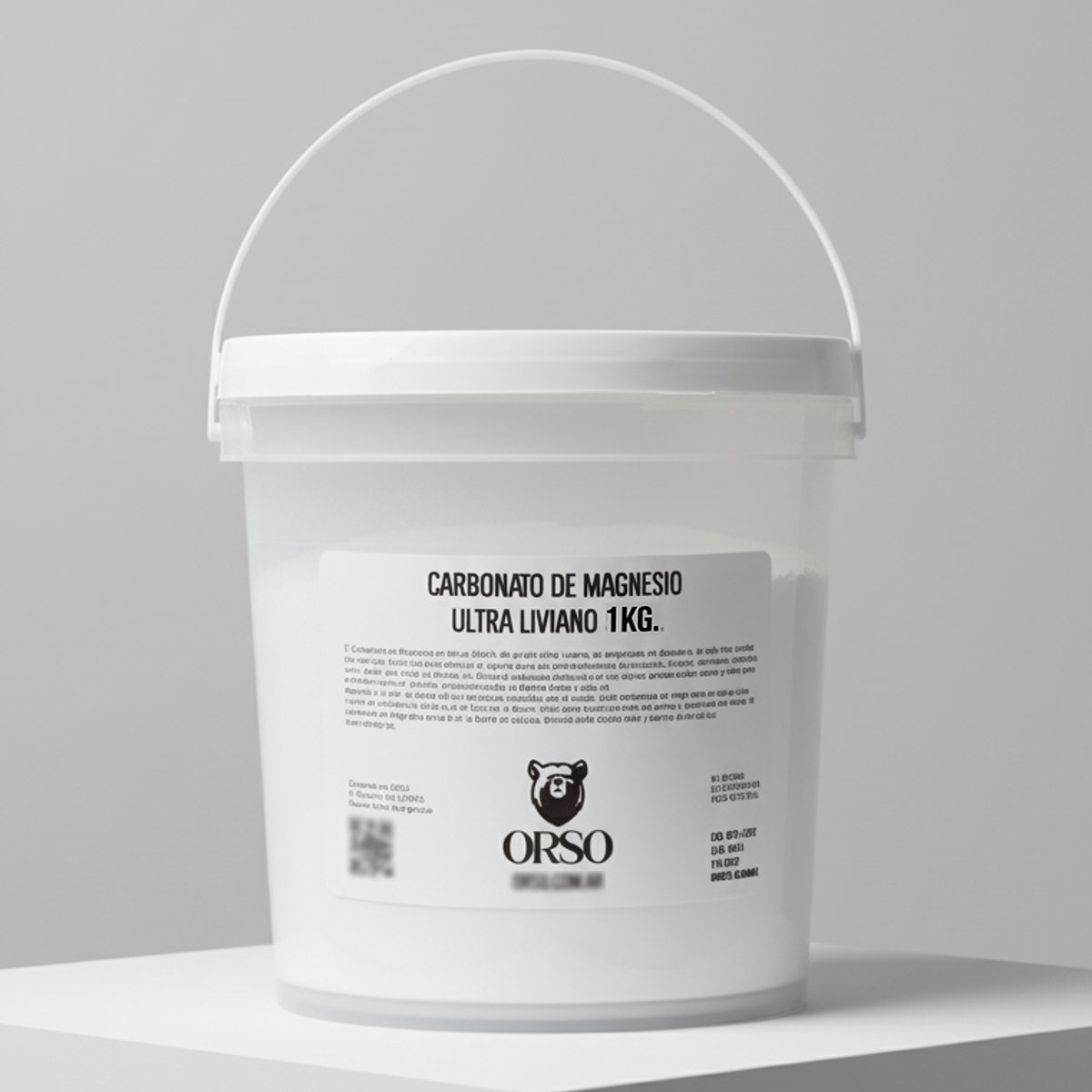 Carbonato De Magnesio Ultra Liviano 1 Kg Balde