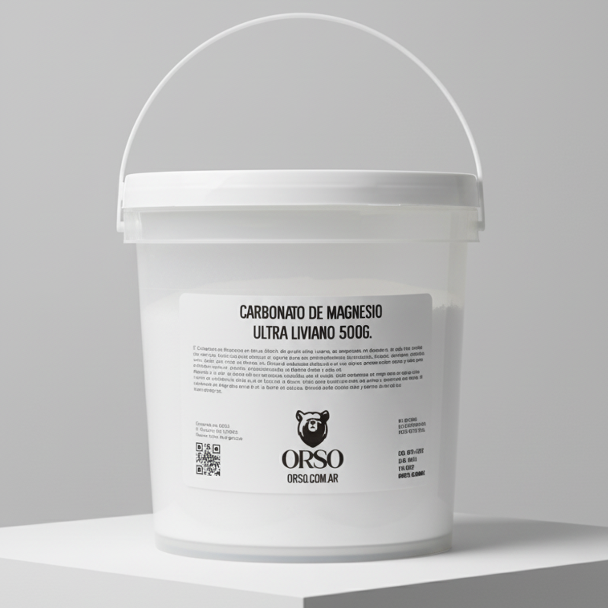 Carbonato De Magnesio Ultra Liviano 500g Balde